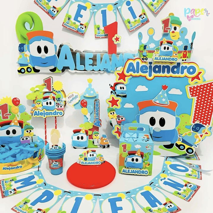 Cotillón Leo el camión 3 1