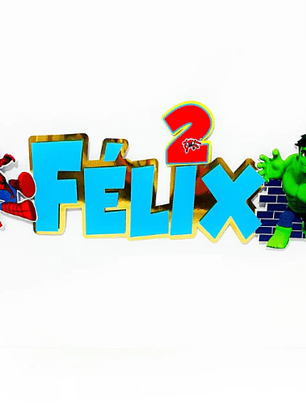 Nombre para Pared 60cm