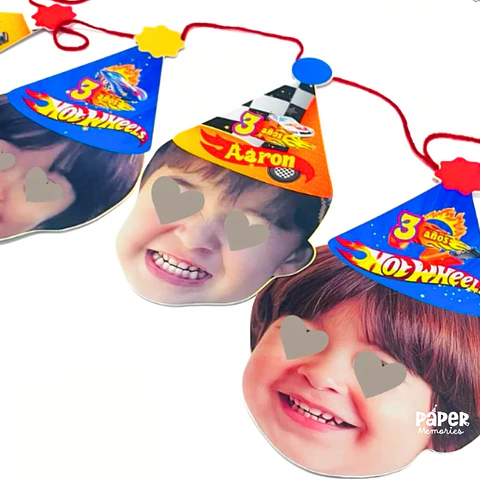 Banderin caritas de bebe