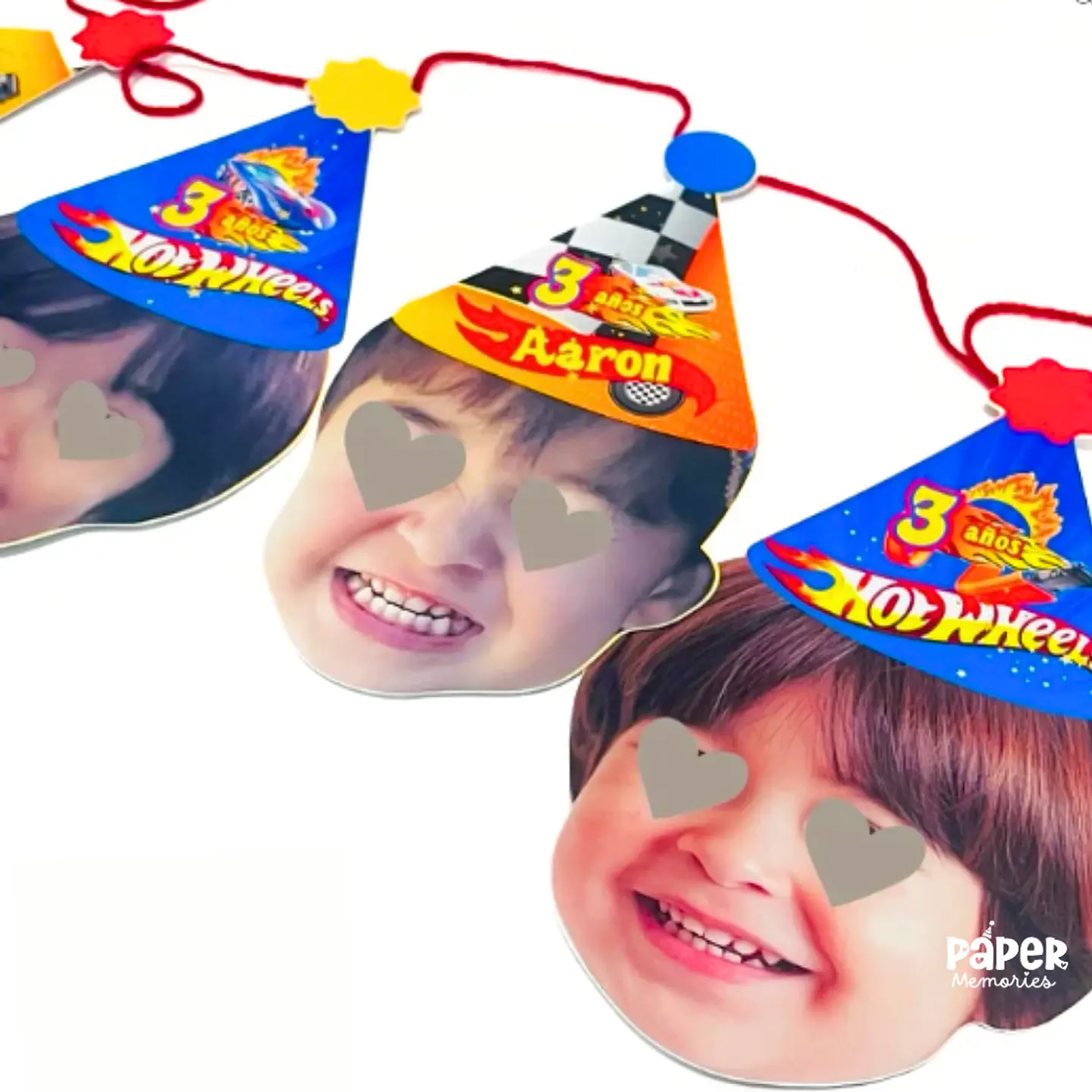 Banderin caritas de bebe 1