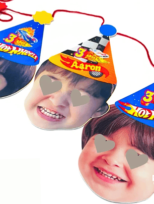 Banderin caritas de bebe