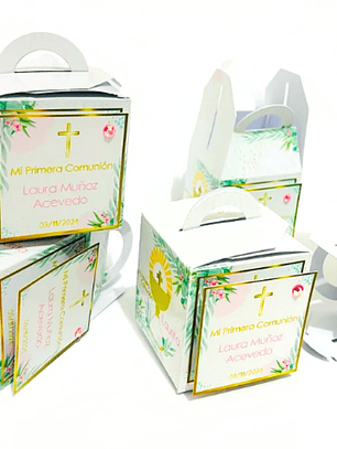 Cajita Cubo con asita