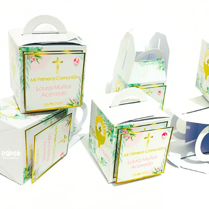 Cajita Cubo con asita 1