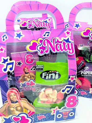 Cajita visor con dulces y souvenirs