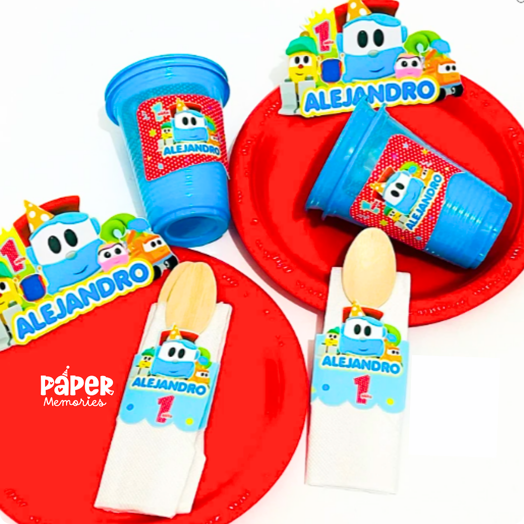 Platos, vasos, Bombillas 3