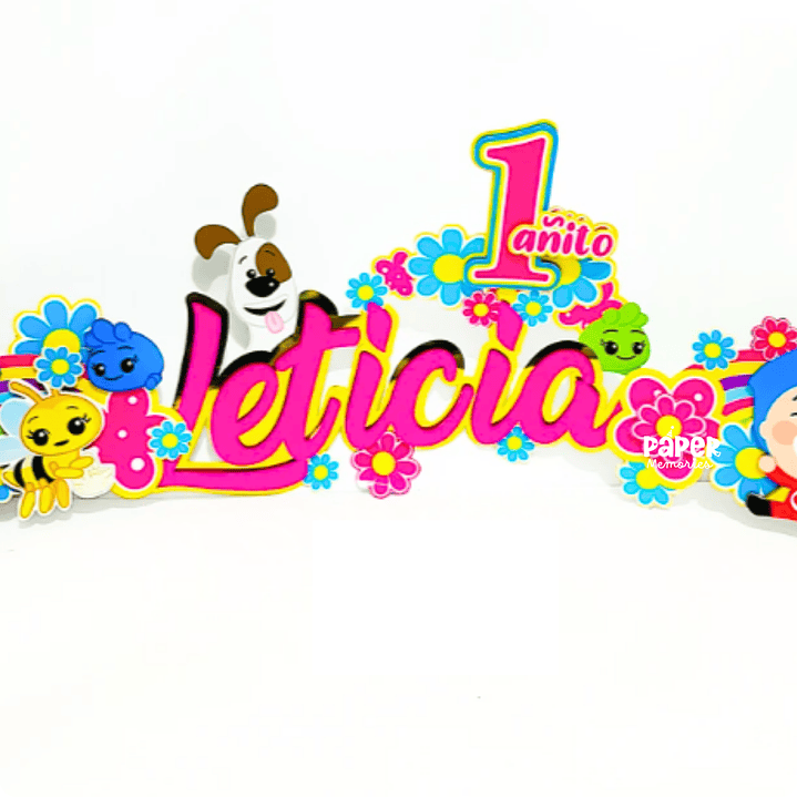 Nombre para Pared 1 Metro 1