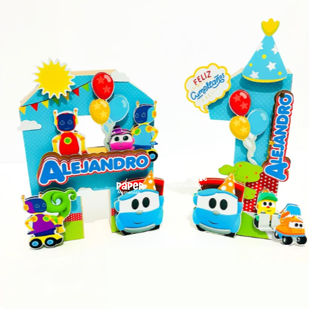 Número o Letra 3D 2