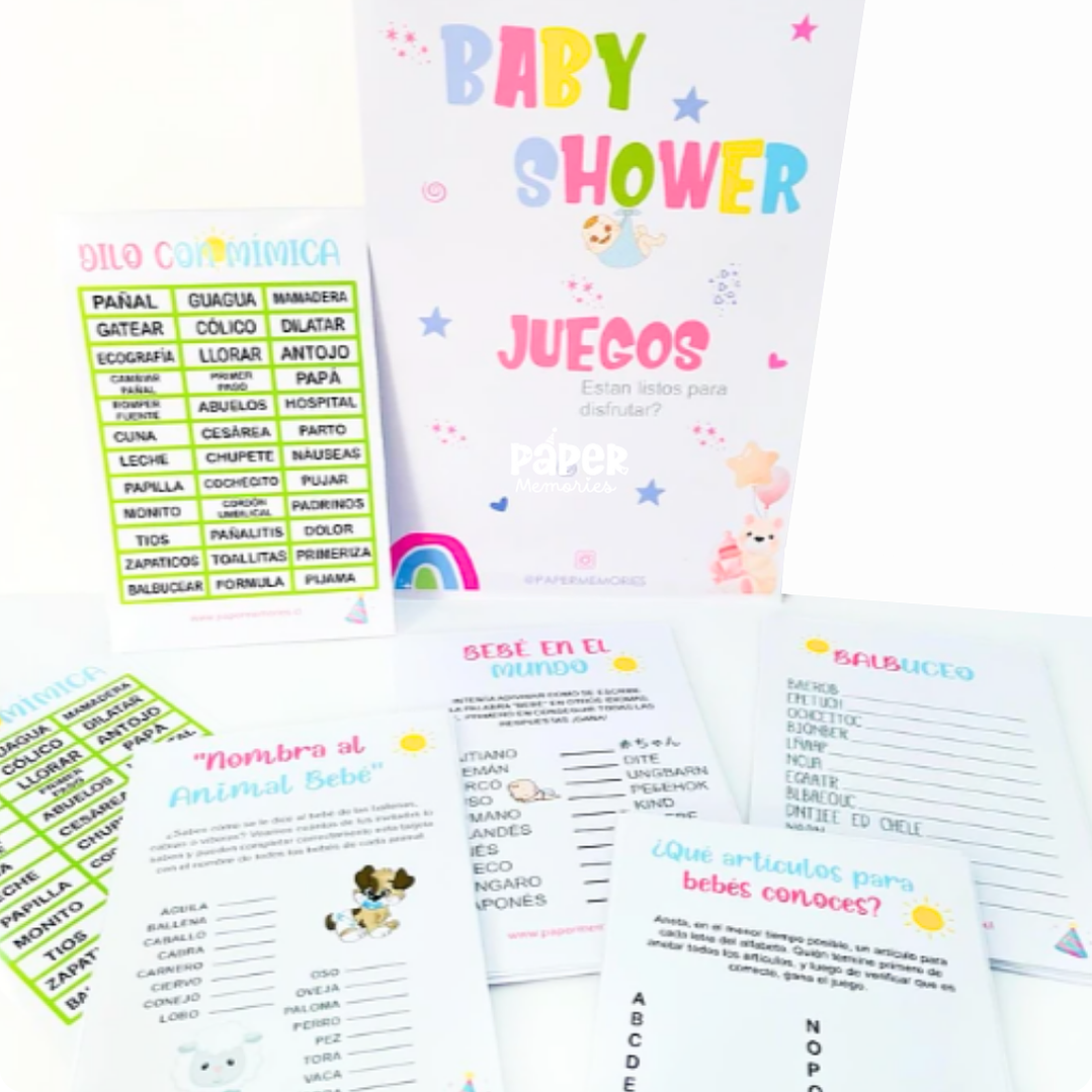 Juegos para Baby Shower 1