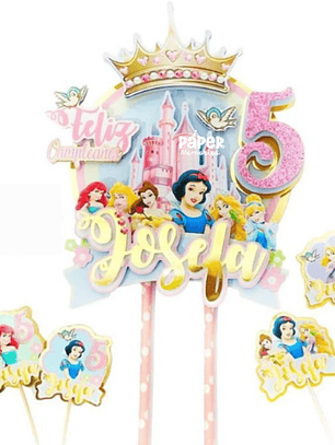 Topper cake y 12 Mini toppers