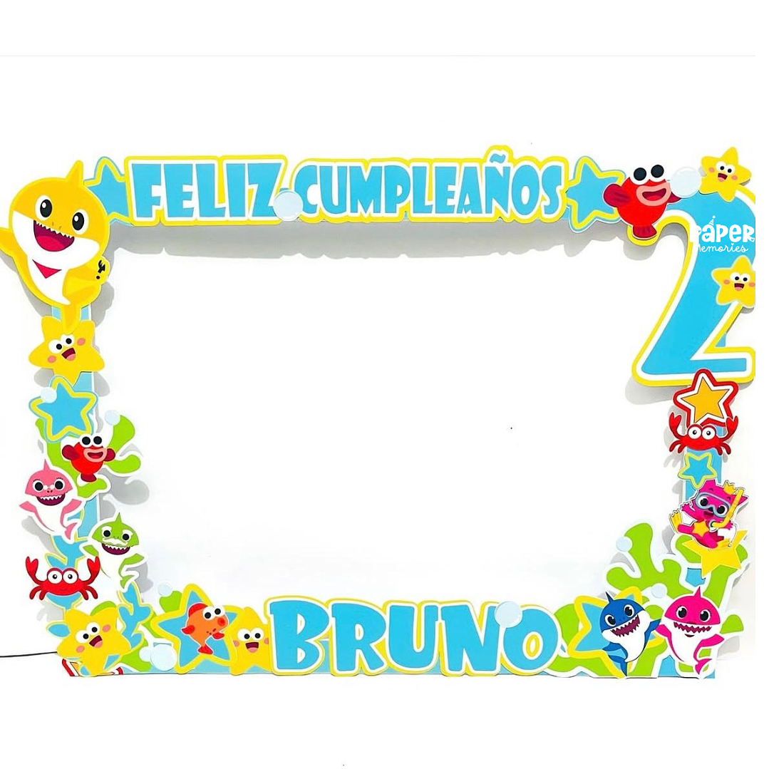 Marco para fotos cumpleaños 2