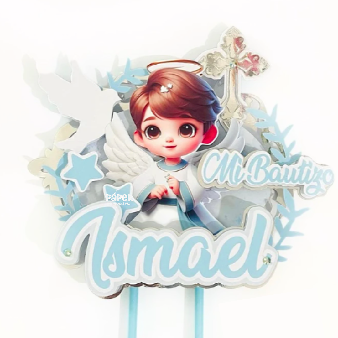 Topper cake bautizo 2