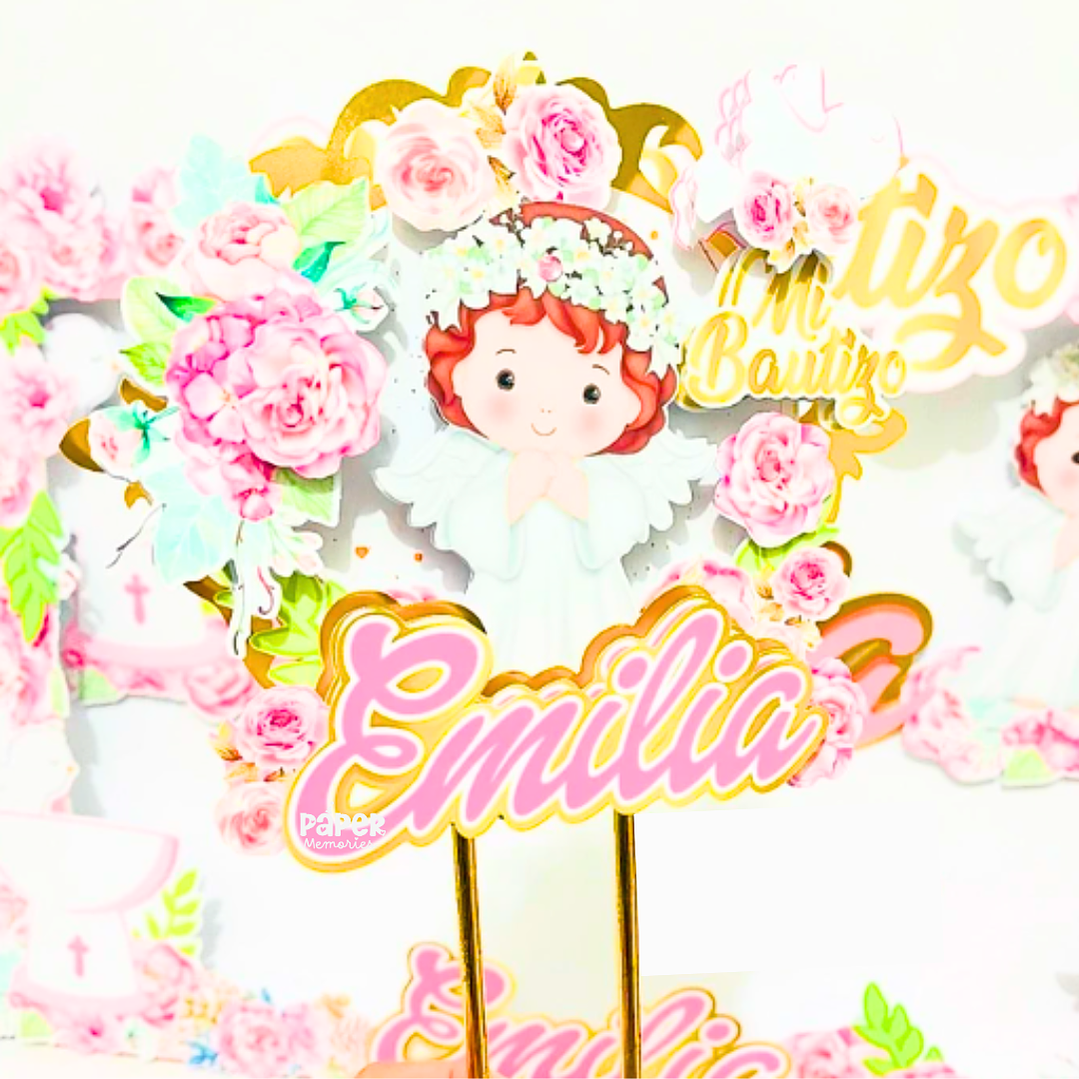 Topper cake bautizo 1
