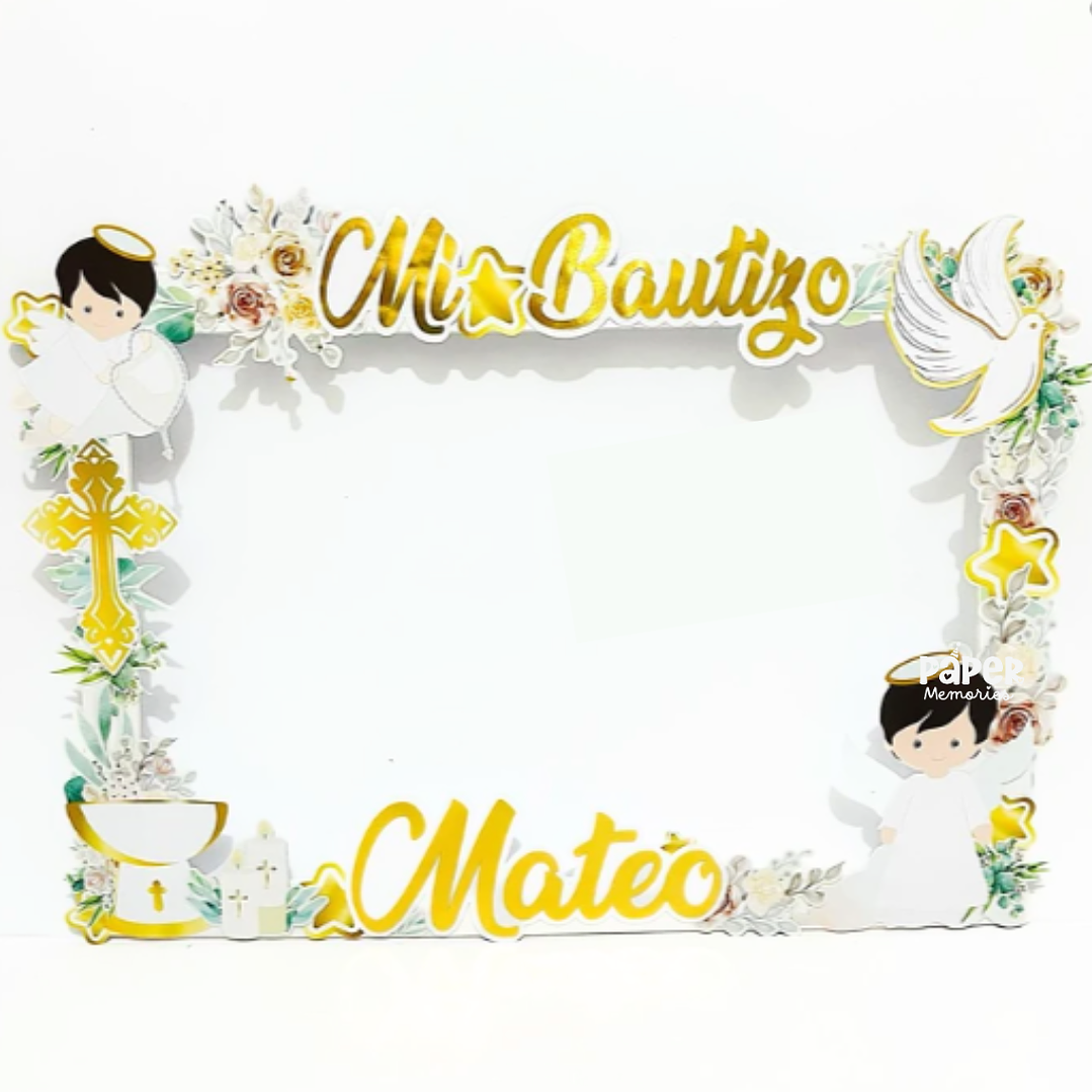 Marco selfie Bautizo, comunión,  1