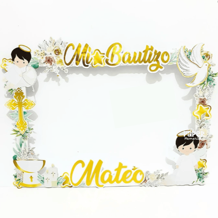 Marco selfie Bautizo, comunión,  1