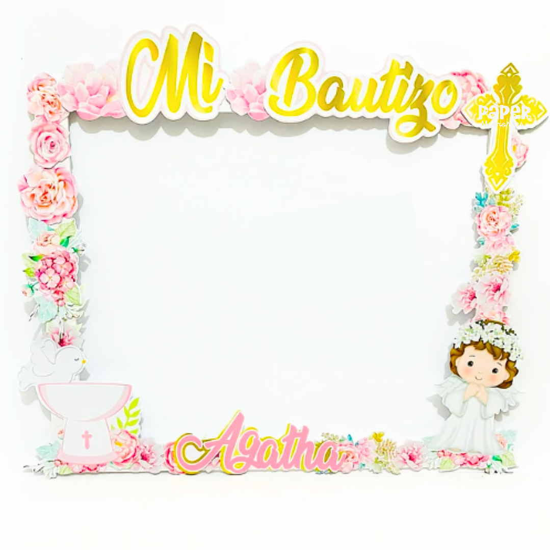 Marco selfie Bautizo, comunión,  2