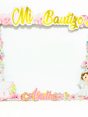 Marco selfie Bautizo, comunión, 