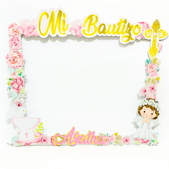 Marco selfie Bautizo, comunión,  2