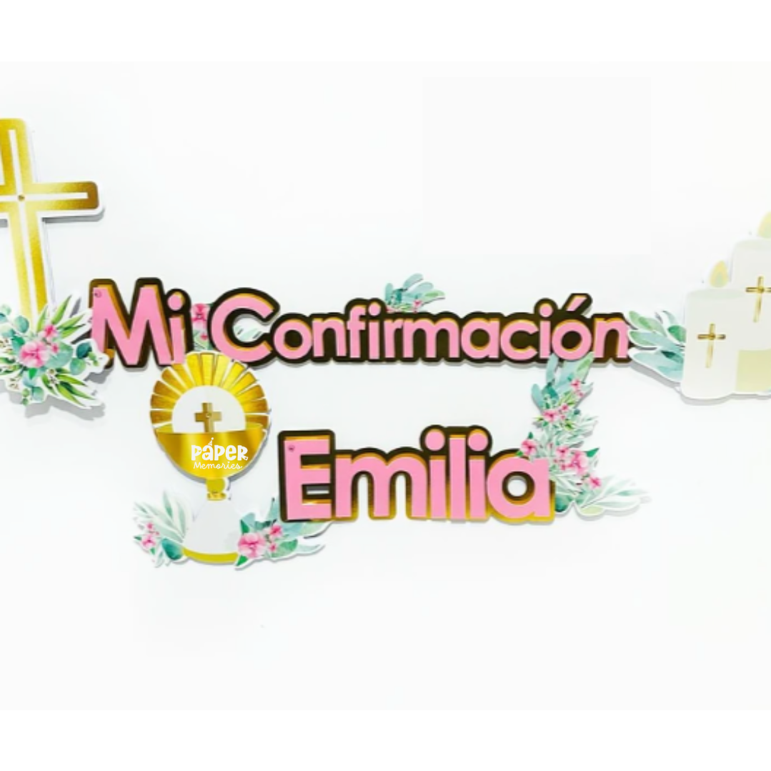 Nombre para decoración Muro  2