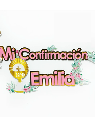 Nombre para decoración Muro 