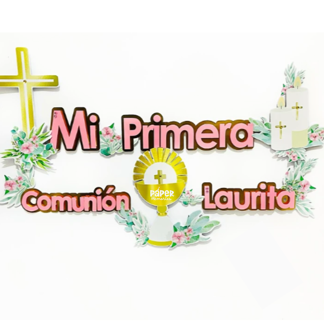 Nombre para decoración Muro  3