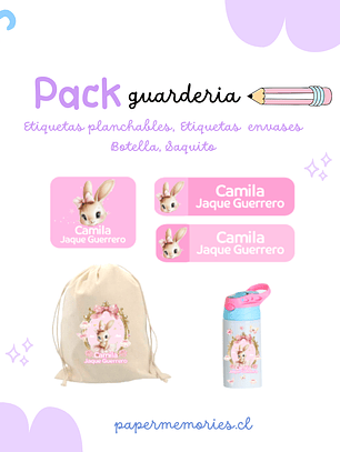Etiquetas Escolares Pack Guarderia