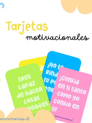 Tarjetas motivacionales