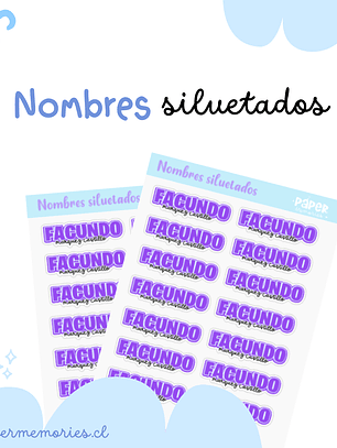 ETIQUETAS Nombres