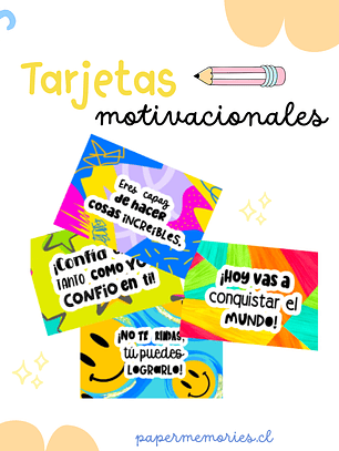 Tarjetas motivacionales