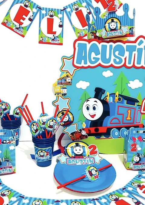 Cotillón tren thomas 1