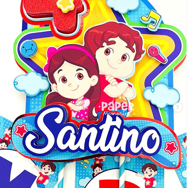 Cotillón maria clara y jp 1