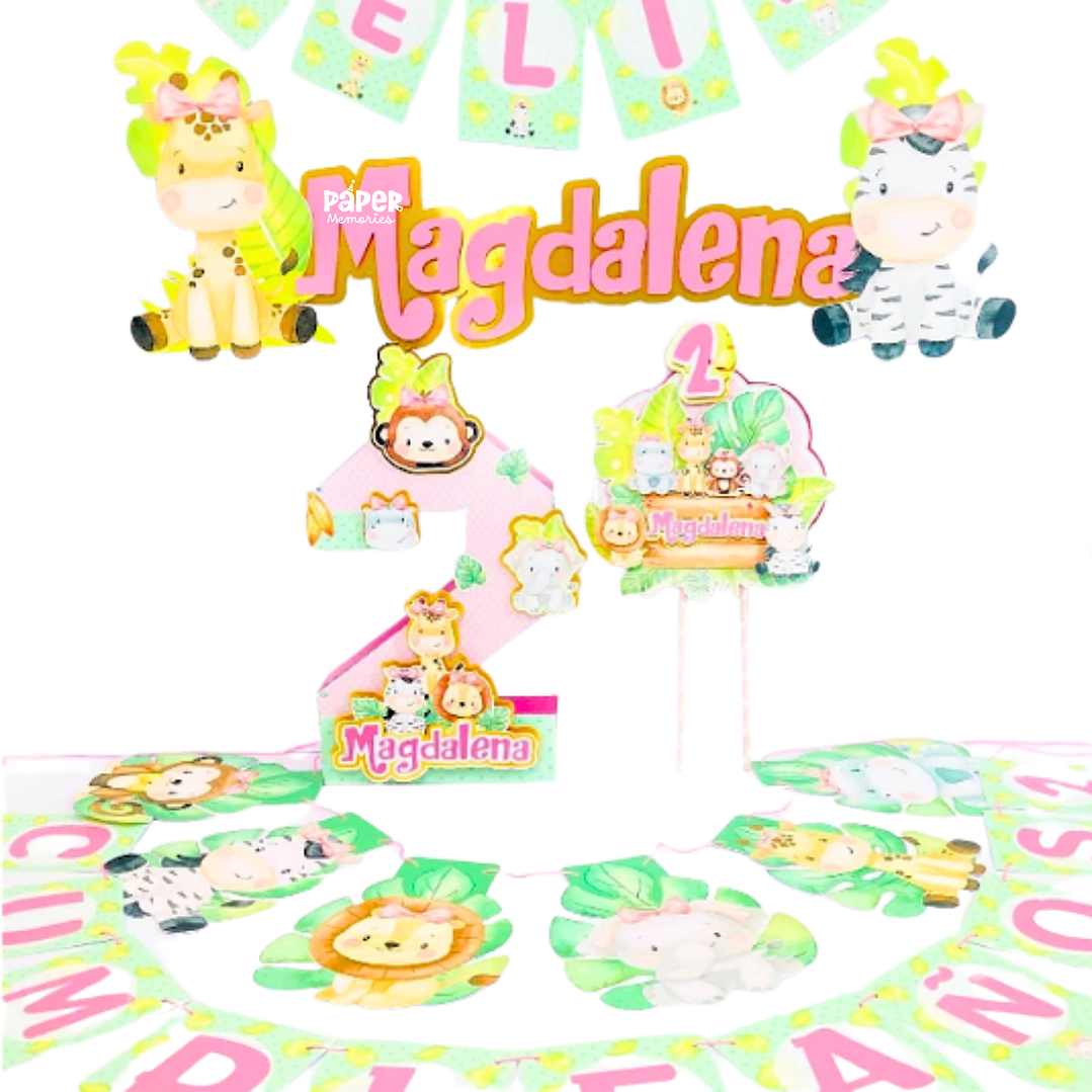 Cotillón Animalitos de la selva 3 1