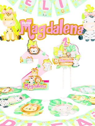 Cotillón Animalitos de la selva 3