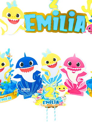 Cotillón baby shark 4