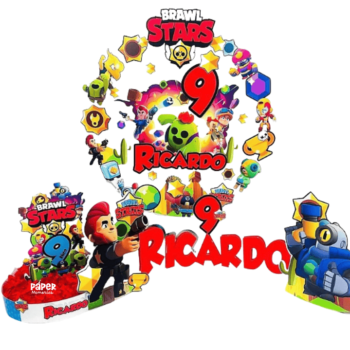 Cotillón Braw star2 1