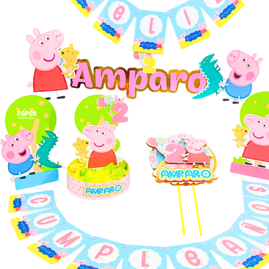 Cotillón  Peppa pig 2 1