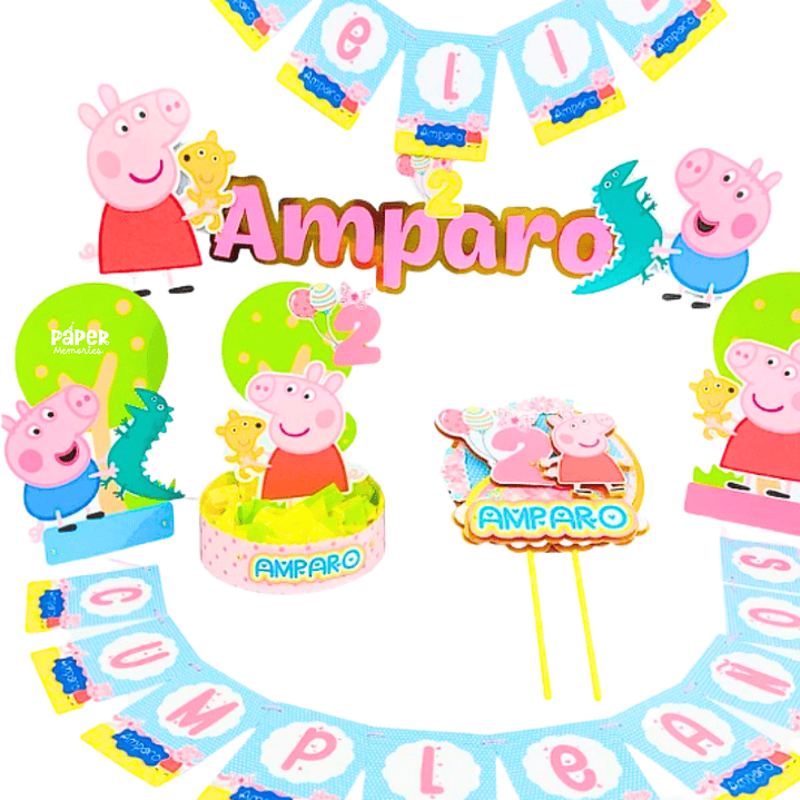 Cotillón  Peppa pig 2 1