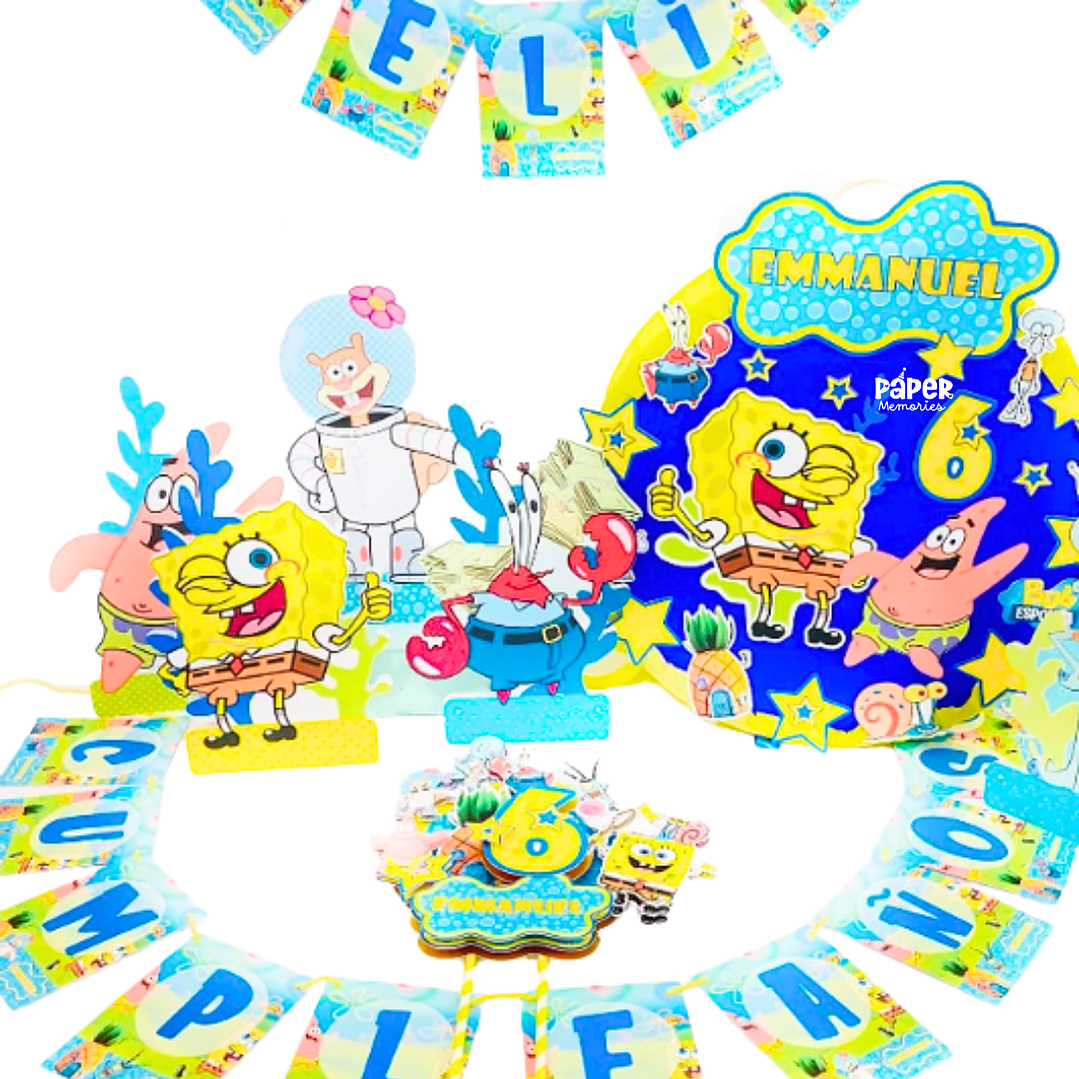 Cotillón Bob esponja 1