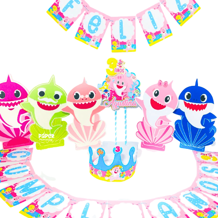 Cotillon baby shark 5 1