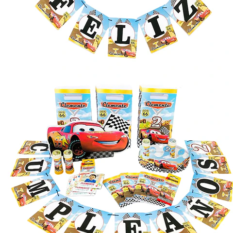 Cotillón Cars 