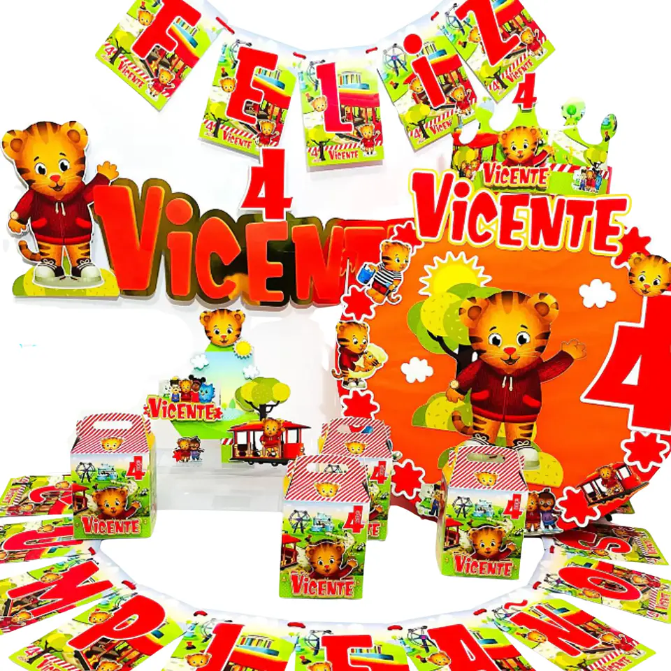 Cotillón Daniel el tigre 1