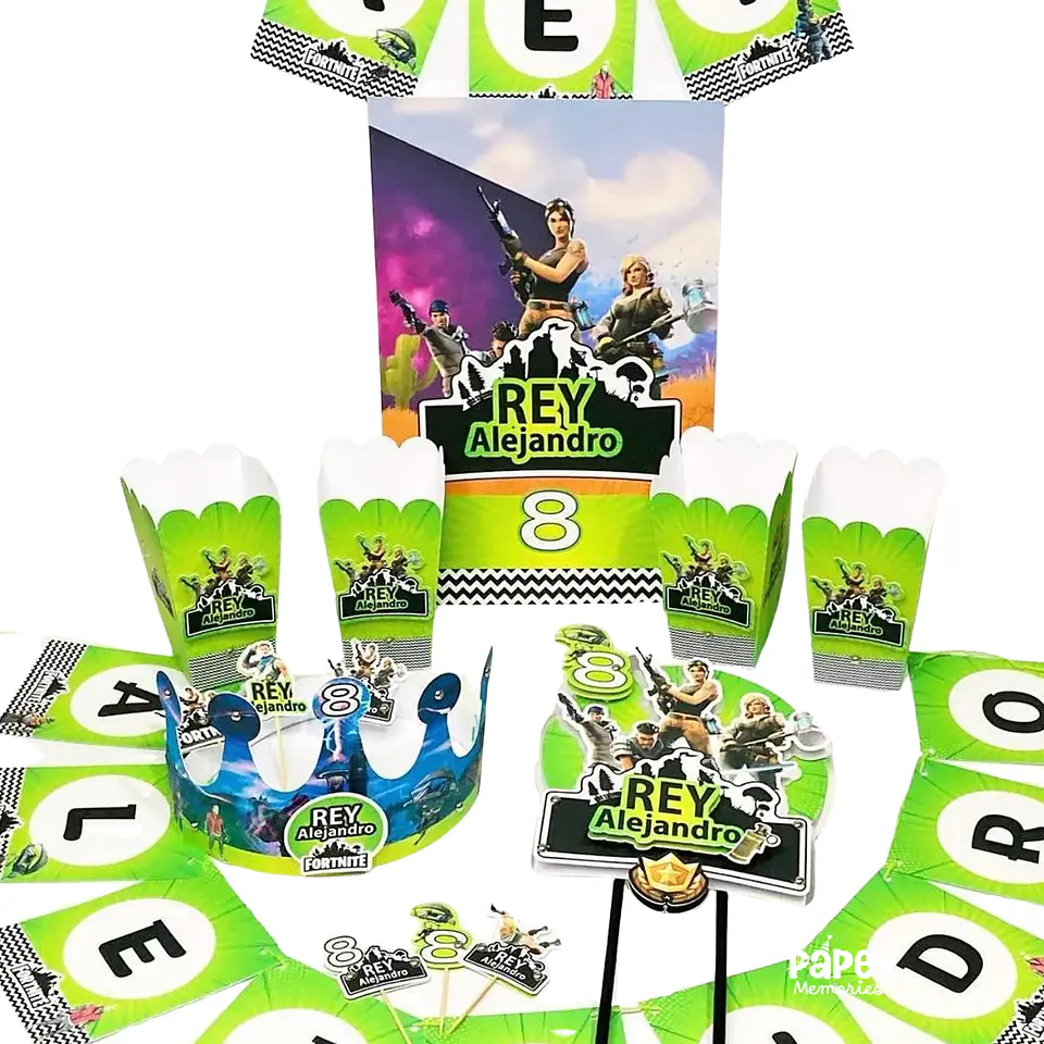 Cotillón Fortnite 1