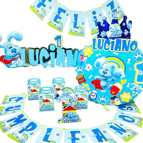 Cotillón Las Pistas de Blue 