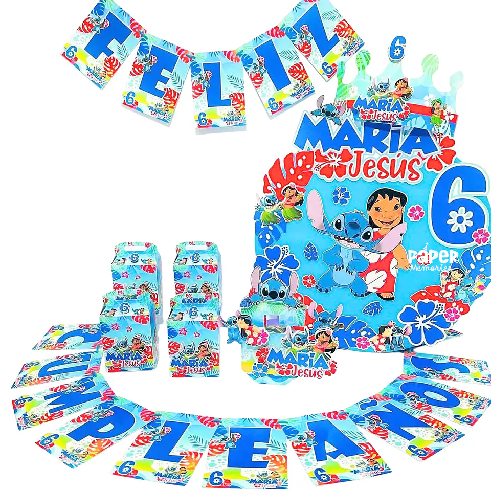 Cotillón Lilo y stitch  1
