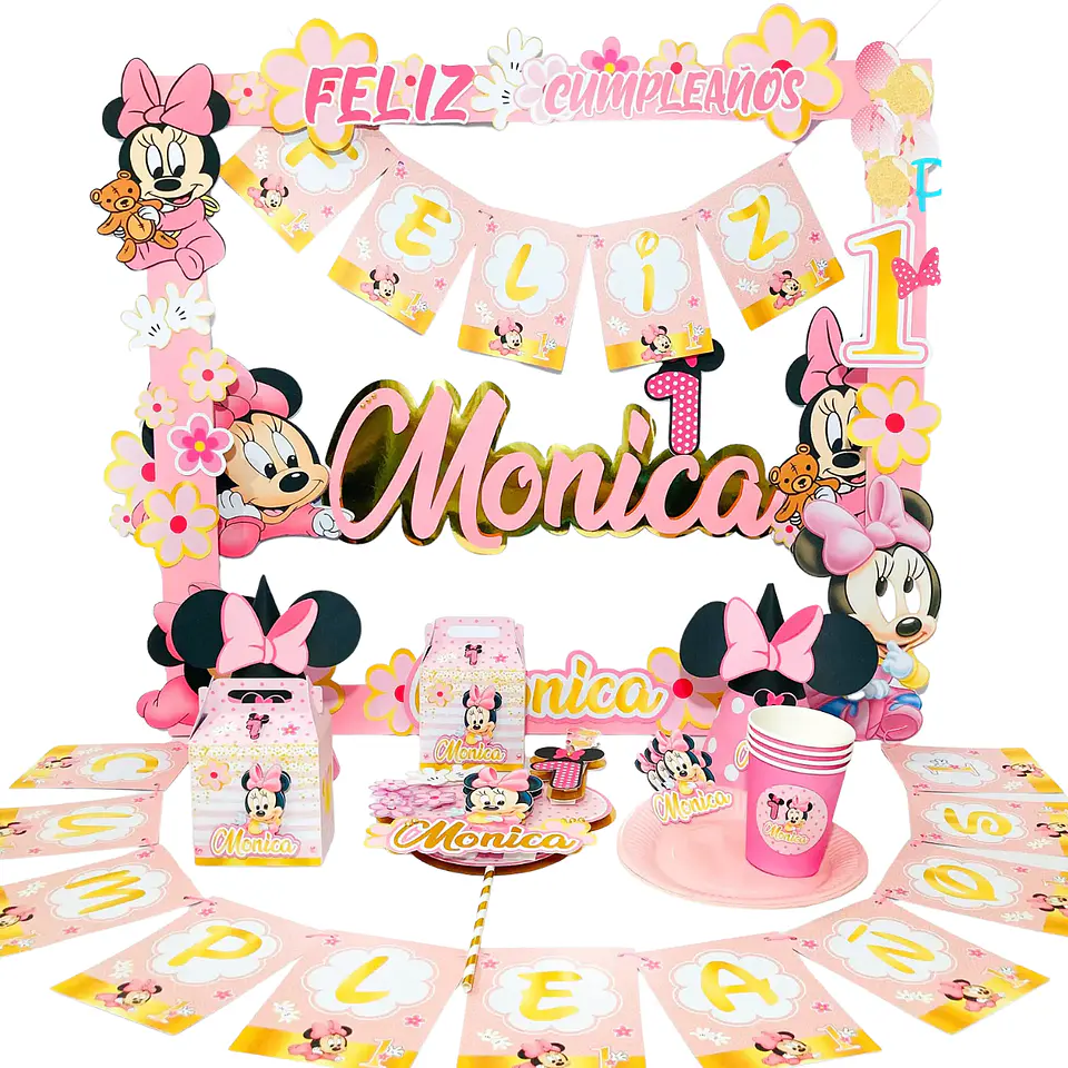 Cotillón Minnie  1