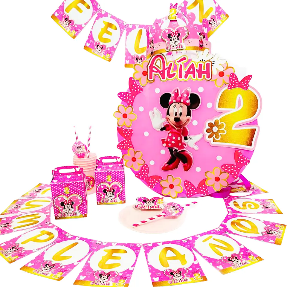 Cotillón Minnie  1