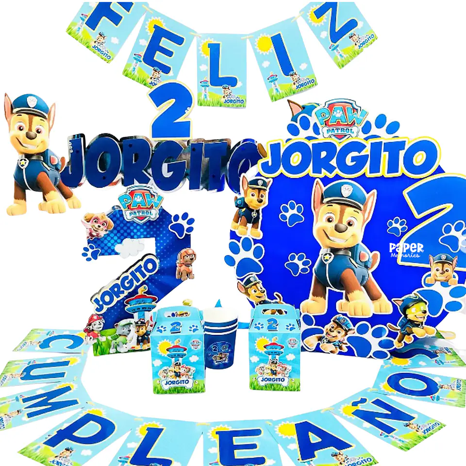 Cotillón Paw patrol  1