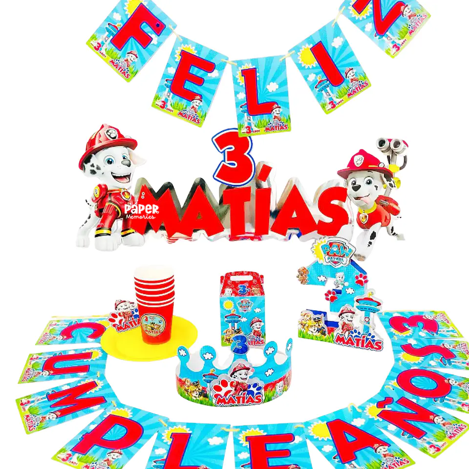 Cotillón Paw patrol  1