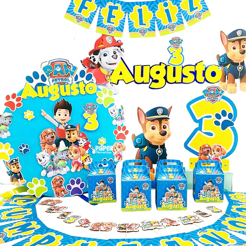 Cotillón Paw patrol 
