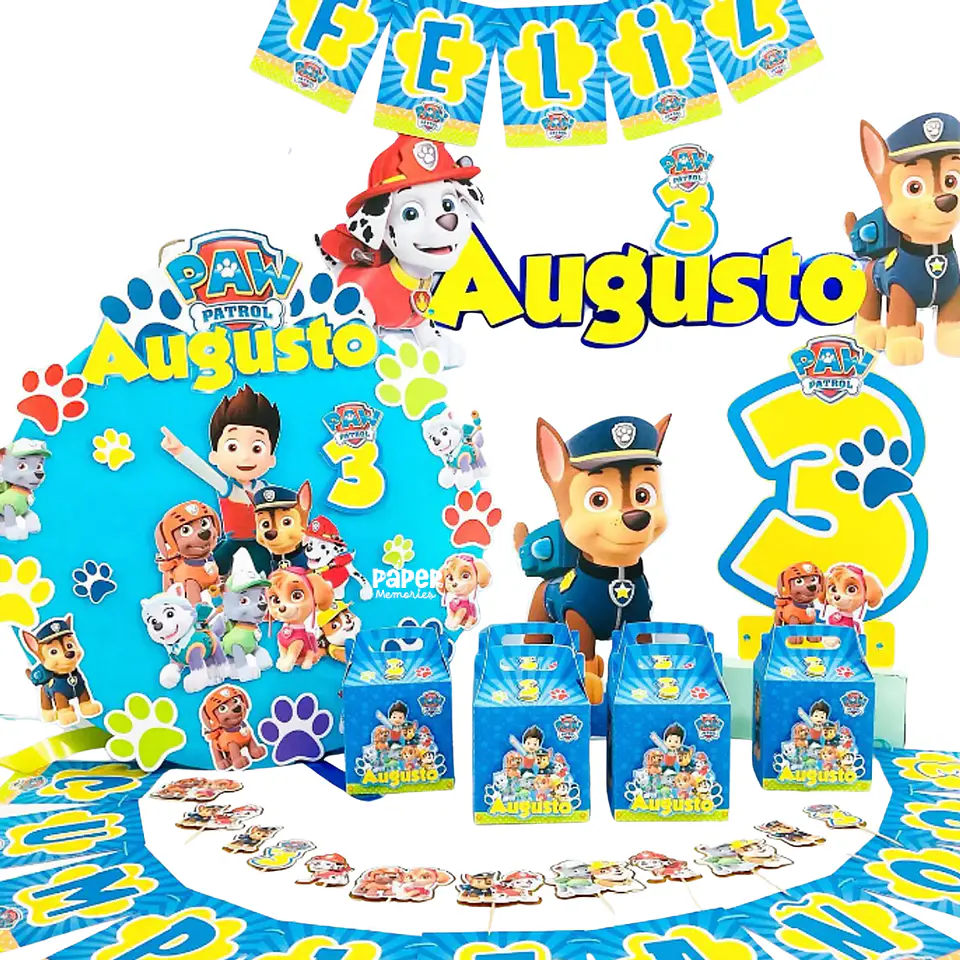 Cotillón Paw patrol  1