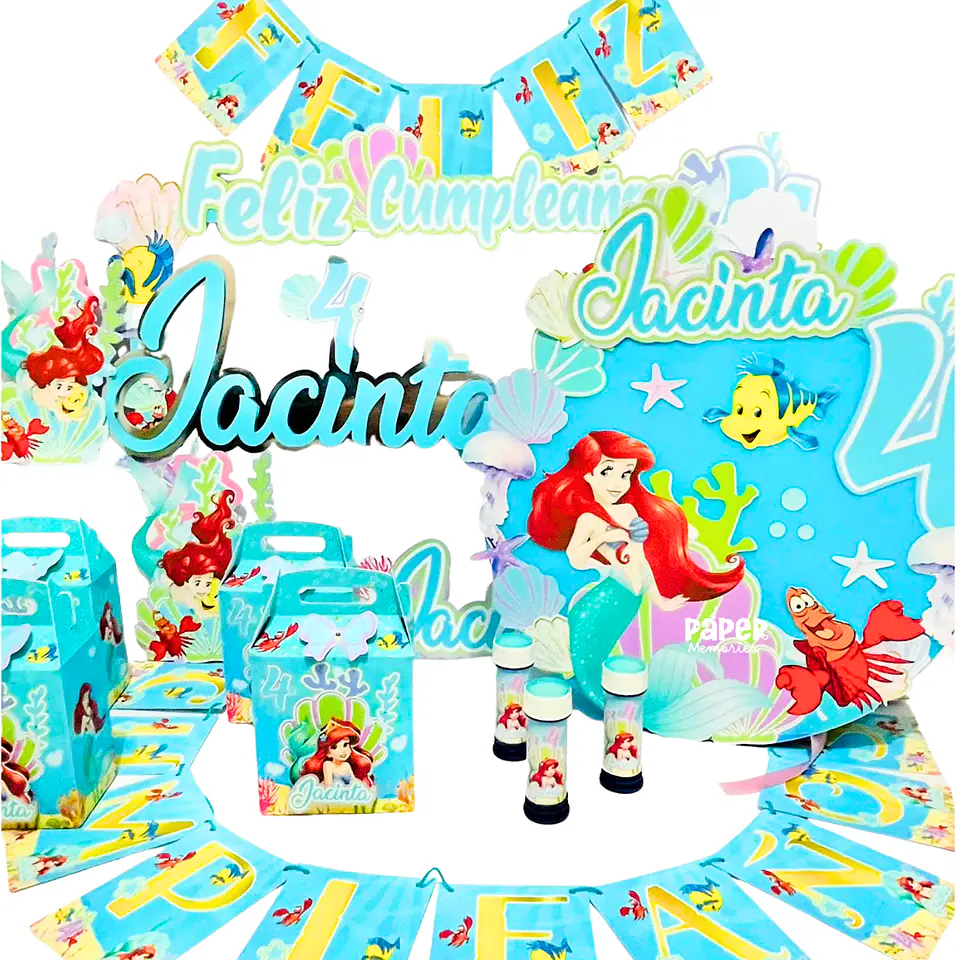 Cotillón La sirenita  1